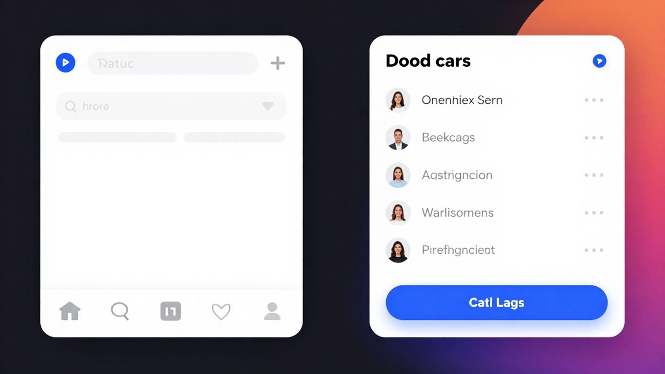 Split screen showing two website designs, one optimized.